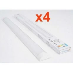Réglette Lumineuse 90cm 24W (Pack De 4) - Blanc Froid 6000K - 8000K - SILAMP - Blanc Froid 6000K - 8000K 7 Réglette Lumineuse 90cm 24W (Pack De 4) - Blanc Froid 6000K - 8000K - SILAMP - Blanc Froid 6000K - 8000K -Promos Réglette & réglette LED Boutique 10755428 3