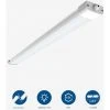 Anten 120CM Tube LED 36W Plafonnier Néon Tube LED Étanche IP65 Lampe Sur Plafond Anti-Poussière Anti-Corrosion Et Anti-Choc Tube Ampoule LED Blanc Neutre 4000K