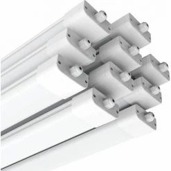 10×Anten 120CM Tube LED 36W Plafonnier Néon Tube LED Étanche IP65 Lampe Sur Plafond Anti-Poussière Anti-Corrosion Et Anti-Choc Tube Ampoule LED Blanc Neutre 4000K