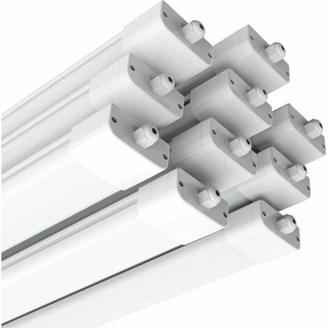 10×Anten 120CM Tube LED 36W Plafonnier Néon Tube LED Étanche IP65 Lampe Sur Plafond Anti-Poussière Anti-Corrosion Et Anti-Choc Tube Ampoule LED Blanc Neutre 4000K 1 10×Anten 120CM Tube LED 36W Plafonnier Néon Tube LED Étanche IP65 Lampe Sur Plafond Anti-Poussière Anti-Corrosion Et Anti-Choc Tube Ampoule LED Blanc Neutre 4000K