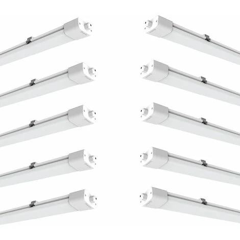 10×Anten 120CM Tube LED 36W Plafonnier Néon Tube LED Étanche IP65 Lampe Sur Plafond Anti-Poussière Anti-Corrosion Et Anti-Choc Tube Ampoule LED Blanc Froid 6000K 1 10×Anten 120CM Tube LED 36W Plafonnier Néon Tube LED Étanche IP65 Lampe Sur Plafond Anti-Poussière Anti-Corrosion Et Anti-Choc Tube Ampoule LED Blanc Froid 6000K