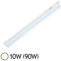 MIIDEX LIGHTING Réglette LED 10W (90W) T5 Blanc Jour 4000°K L870mm Chaînable