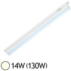 MIIDEX LIGHTING Réglette LED 14W (130W) T5 Blanc Jour 4000°K L1170mm Chaînable