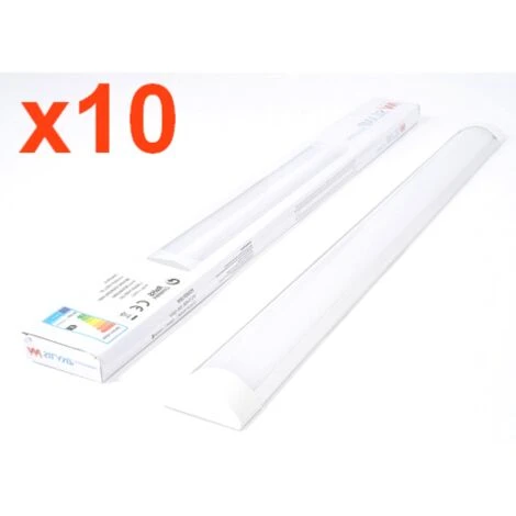 Réglette Lumineuse 120cm 36W (Pack De 10) - Blanc Chaud 2300K - 3500K - SILAMP 3 Réglette Lumineuse 120cm 36W (Pack De 10) - Blanc Chaud 2300K - 3500K - SILAMP – Image 3