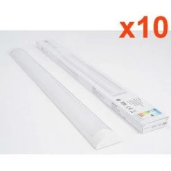 Réglette Lumineuse 90cm 36W (Pack De 10) - Blanc Froid 6000K - 8000K - SILAMP 7 Réglette Lumineuse 90cm 36W (Pack De 10) - Blanc Froid 6000K - 8000K - SILAMP -Promos Réglette & réglette LED Boutique 11122570 3