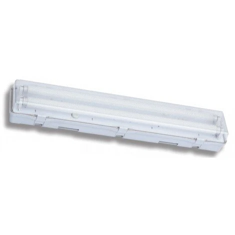 Réglette étanche Fluo 2x18W Avec Tubes T8 4000K 1350lm 660x118x88mm Ballast B2 230V IK06 IP65 CALYPSO PROTEC 1 Réglette étanche Fluo 2x18W Avec Tubes T8 4000K 1350lm 660x118x88mm Ballast B2 230V IK06 IP65 CALYPSO PROTEC