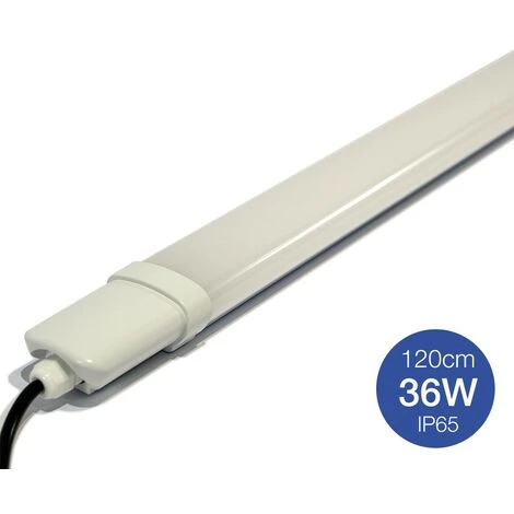BARCELONA LED Luminaire LED étanche 36W IP65 120cm 3400lm 1 BARCELONA LED Luminaire LED étanche 36W IP65 120cm 3400lm