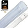 EUROPALAMP Kit Tube LED T8 23W Blanc Froid + Boitier Etanche 150cm