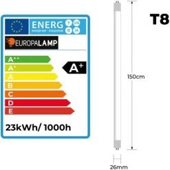 EUROPALAMP Kit Tube LED T8 23W Blanc Froid + Boitier Etanche 150cm 7 EUROPALAMP Kit Tube LED T8 23W Blanc Froid + Boitier Etanche 150cm -Promos Réglette & réglette LED Boutique 12517946 4