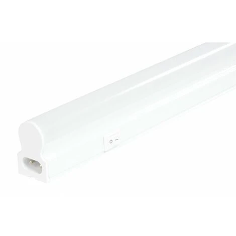 GEFOM Réglette Ip20 Avec Interrupteur Et Connecteur, 8W, 800 Lumens, Longueur 60 Cm 2 GEFOM Réglette Ip20 Avec Interrupteur Et Connecteur, 8W, 800 Lumens, Longueur 60 Cm – Image 2