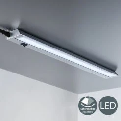B.K.LICHT Réglette LED Orientable 230V 9W éclairage Plan De Travail Cuisine Atelier Armoire Placard