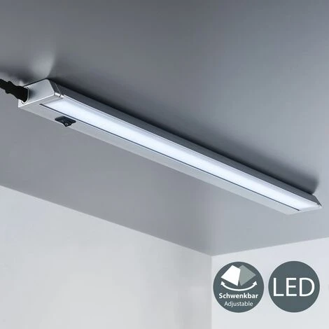 B.K.LICHT Réglette LED Orientable 230V 9W éclairage Plan De Travail Cuisine Atelier Armoire Placard 1 B.K.LICHT Réglette LED Orientable 230V 9W éclairage Plan De Travail Cuisine Atelier Armoire Placard
