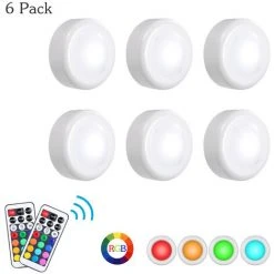 Tomshine DC5V 0,25W RGB LED Lumiere Du Cabinet Puck Lampe 3 * Alimente Batterie AAA Exploite 6 Pack Avec 2 Controleur De Telecommande 10 Niveaux De Luminosite Reglable 13 Dimmable Couleurs Changeantes Flash / Strobe / Fondu / Lisse 4 Eclairage Differents 8 Tomshine DC5V 0,25W RGB LED Lumiere Du Cabinet Puck Lampe 3 * Alimente Batterie AAA Exploite 6 Pack Avec 2 Controleur De Telecommande 10 Niveaux De Luminosite Reglable 13 Dimmable Couleurs Changeantes Flash / Strobe / Fondu / Lisse 4 Eclairage Differents -Promos Réglette & réglette LED Boutique 13238283 4