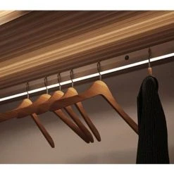 Réglette Penderie Led Litepipe - Fixation : Sous Tablette - Longueur : 1000 Mm - Puissance : 5 W - Rendement Lumineux : 45 Lm/W - HALEMEIER - Indice De Rendu Des Couleurs (IRC) : > 85 -Promos Réglette & réglette LED Boutique 13486579 4