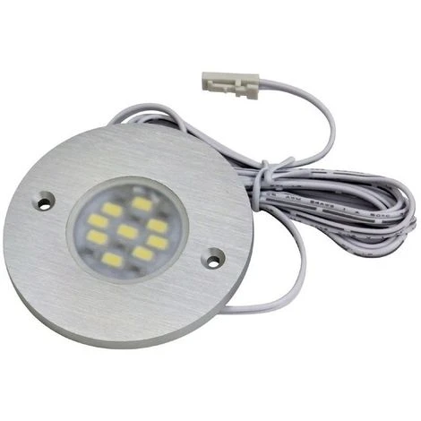 VOKIL Spot Led Rond Extra-plat - 9 Led - 12 V - 3 W - Angle D'éclairage : 120° - Couleur De La Lumière : Blanc Froid - Décor : Inox - Flux Lumineux : 360 Lm - Nombre De LED : 9 - Puissance : 3 W - Températ - Flux Lumineux : 360 Lm 1 VOKIL Spot Led Rond Extra-plat - 9 Led - 12 V - 3 W - Angle D'éclairage : 120° - Couleur De La Lumière : Blanc Froid - Décor : Inox - Flux Lumineux : 360 Lm - Nombre De LED : 9 - Puissance : 3 W - Températ - Flux Lumineux : 360 Lm