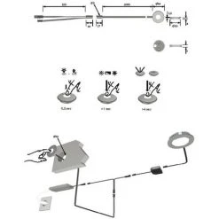 Interrupteur Sensitif Led Touch - Diamètre : 34 Mm - Epaisseur : 7 Mm - Puissance : 36 W - HALEMEIER - Vendu à L'unité 6 Interrupteur Sensitif Led Touch - Diamètre : 34 Mm - Epaisseur : 7 Mm - Puissance : 36 W - HALEMEIER - Vendu à L'unité -Promos Réglette & réglette LED Boutique 13490385 3