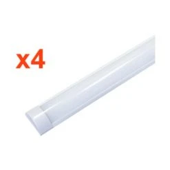 Réglette Lumineuse 60cm 24W (Pack De 4) - Blanc Froid 6000K - 8000K - SILAMP - Blanc Froid 6000K - 8000K 7 Réglette Lumineuse 60cm 24W (Pack De 4) - Blanc Froid 6000K - 8000K - SILAMP - Blanc Froid 6000K - 8000K -Promos Réglette & réglette LED Boutique 13499184 3