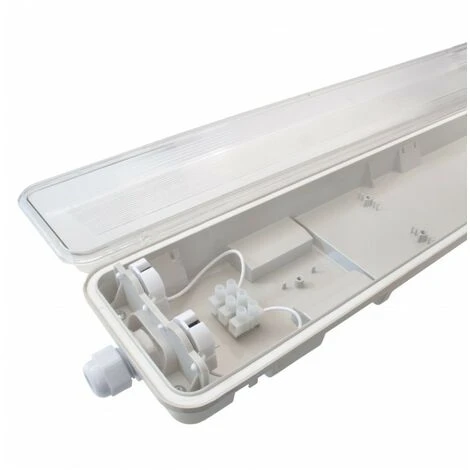 Réglette/Boitier étanche Pour Tube T8 LED - Double- 1285mm - IP65 - 120° - NOVA - DeliTech® 2 Réglette/Boitier étanche Pour Tube T8 LED - Double- 1285mm - IP65 - 120° - NOVA - DeliTech® – Image 2