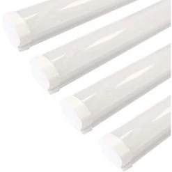 Promos Réglette & réglette LED Boutique 32 Réglette Lumineuse étanche 120cm 36W IP65 (Pack De 4) - Blanc Froid 6000K - 8000K - SILAMP - Blanc Froid 6000K - 8000K