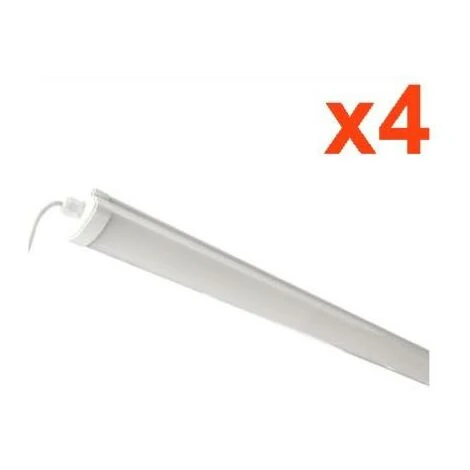 Réglette Lumineuse étanche 120cm 36W IP65 (Pack De 4) - Blanc Froid 6000K - 8000K - SILAMP - Blanc Froid 6000K - 8000K 3 Réglette Lumineuse étanche 120cm 36W IP65 (Pack De 4) - Blanc Froid 6000K - 8000K - SILAMP - Blanc Froid 6000K - 8000K – Image 3