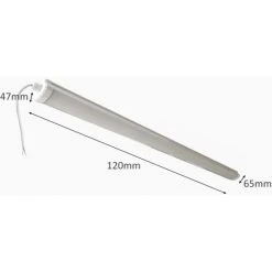 Réglette Lumineuse étanche 120cm 36W IP65 (Pack De 4) - Blanc Froid 6000K - 8000K - SILAMP - Blanc Froid 6000K - 8000K 9 Réglette Lumineuse étanche 120cm 36W IP65 (Pack De 4) - Blanc Froid 6000K - 8000K - SILAMP - Blanc Froid 6000K - 8000K -Promos Réglette & réglette LED Boutique 13970564 5