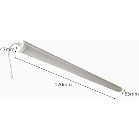 Réglette Lumineuse étanche 120cm 36W IP65 (Pack De 4) - Blanc Froid 6000K - 8000K - SILAMP - Blanc Froid 6000K - 8000K 5 Réglette Lumineuse étanche 120cm 36W IP65 (Pack De 4) - Blanc Froid 6000K - 8000K - SILAMP - Blanc Froid 6000K - 8000K – Image 5