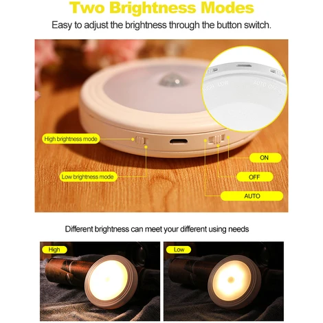 ASUPERMALL Veilleuse A Detecteur De Mouvement Mini Pir, Lumiere Blanc 2 ASUPERMALL Veilleuse A Detecteur De Mouvement Mini Pir, Lumiere Blanc – Image 2