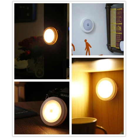 ASUPERMALL Veilleuse A Detecteur De Mouvement Mini Pir, Lumiere Blanc 4 ASUPERMALL Veilleuse A Detecteur De Mouvement Mini Pir, Lumiere Blanc – Image 4
