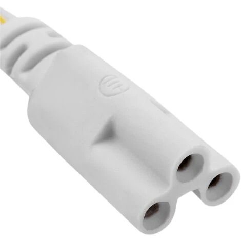 BeMatik - Câble IEC-60320-C5 Pour Tube LED T5 4 BeMatik - Câble IEC-60320-C5 Pour Tube LED T5 – Image 4