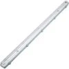 BeMatik - Ecran étanche Pour Tube LED 1 X 1200 Mm Avec Raccordement à Deux Extrémités IP65 T8 G13