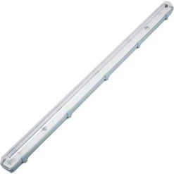 BeMatik - Ecran étanche Pour Tube LED 1 X 1200 Mm Avec Raccordement à Deux Extrémités IP65 T8 G13