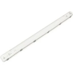 BeMatik - Ecran étanche Pour Tube LED 1 X 1500 Mm Avec Connexion à Deux Extrémités IP65 T8 G13