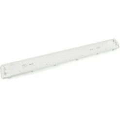 BeMatik - Ecran étanche Pour Tube LED 2 X 1500 Mm Avec Raccordement à Deux Extrémités IP65 T8 G13