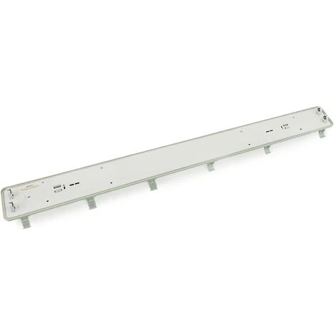 BeMatik - Ecran étanche Pour Tube LED 2 X 1500 Mm Avec Raccordement à Deux Extrémités IP65 T8 G13 2 BeMatik - Ecran étanche Pour Tube LED 2 X 1500 Mm Avec Raccordement à Deux Extrémités IP65 T8 G13 – Image 2
