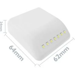 BeMatik - Lumière LED Avec Induction De Lumière Portes D'armoires 4-pack 7 BeMatik - Lumière LED Avec Induction De Lumière Portes D'armoires 4-pack -Promos Réglette & réglette LED Boutique 14669333 3