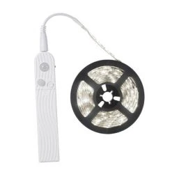 ASUPERMALL Bande De Lumiere A Led, Induction Du Corps Humain, 2 Metre, Dc5-6V 2W, Blanc