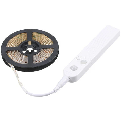 ASUPERMALL Bande De Lumiere A Led, Induction Du Corps Humain, 2 Metre, Dc5-6V 2W, Blanc 3 ASUPERMALL Bande De Lumiere A Led, Induction Du Corps Humain, 2 Metre, Dc5-6V 2W, Blanc – Image 3