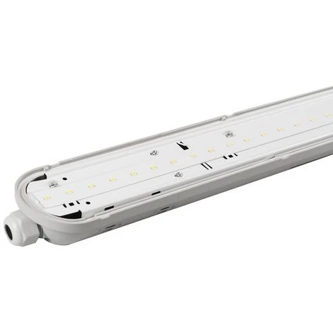 BARCELONA LED Réglette étanche LED Traversante 55W 150cm 7150lm 4000K | Blanc Neutre - Blanc Neutre 4 BARCELONA LED Réglette étanche LED Traversante 55W 150cm 7150lm 4000K | Blanc Neutre - Blanc Neutre – Image 4