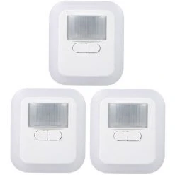 ASUPERMALL Lumiere De Capteur De Mouvement De Led, Luminosite Et Duree D'Eclairage Ajustables, Ac110-240V