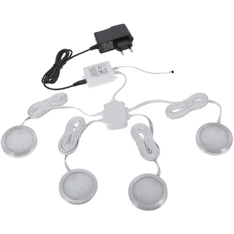 ASUPERMALL Eclairage D'Armoire A Led, Changement De Couleur, Dimmable, Luminosite Reglable, Telecommande, 4Pcs 2 ASUPERMALL Eclairage D'Armoire A Led, Changement De Couleur, Dimmable, Luminosite Reglable, Telecommande, 4Pcs – Image 2