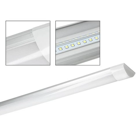 ECD GERMANY LED Batten Tube Plafond 36W 120cm Blanc Froid Spot Lampe Tube De Lumière IP20 4 ECD GERMANY LED Batten Tube Plafond 36W 120cm Blanc Froid Spot Lampe Tube De Lumière IP20 – Image 4