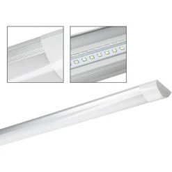 ECD GERMANY LED Batten Tube 36W 120cm Blanc Chaud Surface Luminaire Slim Barre Plafond -Promos Réglette & réglette LED Boutique 15937726 4