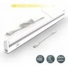 B.K.LICHT Réglette LED Barre Lumineuse Placard Pivotable De 150° Pour Cuisine Atelier Couleur Blanche