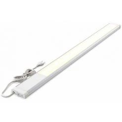 B.K.Licht Réglette LED, Platine LED 10W Intégrée, 1100 Lumen, Longueur 57,5cm, Blanc Chaud 3000K, IP20, éclairage Cuisine Atelier Plan De Travail