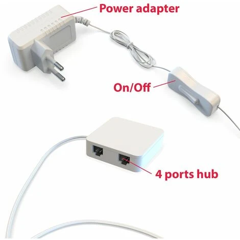 B.K.LICHT 3 Spots LED Vitrine Armoire Placard Cuisine Ultra-plats Spots En Saillie 3 B.K.LICHT 3 Spots LED Vitrine Armoire Placard Cuisine Ultra-plats Spots En Saillie – Image 3