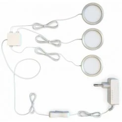 B.K.LICHT 3 Spots LED Vitrine Armoire Placard Cuisine Ultra-plats Spots En Saillie 8 B.K.LICHT 3 Spots LED Vitrine Armoire Placard Cuisine Ultra-plats Spots En Saillie -Promos Réglette & réglette LED Boutique 16359494 4