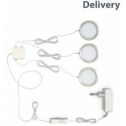 B.K.LICHT 3 Spots LED Vitrine Armoire Placard Cuisine Ultra-plats Spots En Saillie 9 B.K.LICHT 3 Spots LED Vitrine Armoire Placard Cuisine Ultra-plats Spots En Saillie -Promos Réglette & réglette LED Boutique 16359494 5