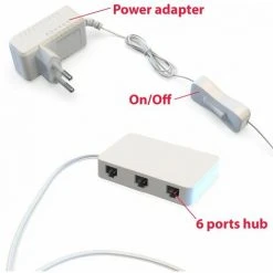 B.K.LICHT 6 Spots Sous Meuble LED éclairage Armoire élément Cuisine Spots En Saillie Ultra-plats -Promos Réglette & réglette LED Boutique 16359576 5