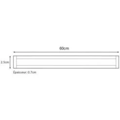 Profilé LED Intégré 60cm 7.5W 12V Slim Avec Capteur Infrarouge - Blanc Neutre 4000K - 5500K - SILAMP - Blanc Neutre 4000K - 5500K 7 Profilé LED Intégré 60cm 7.5W 12V Slim Avec Capteur Infrarouge - Blanc Neutre 4000K - 5500K - SILAMP - Blanc Neutre 4000K - 5500K -Promos Réglette & réglette LED Boutique 16494160 3