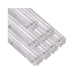 SILAMP Réglette LED étanche Double Pour Tubes LED T8 150cm IP65 (boitier Vide) (pack De 8)